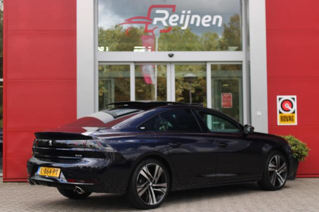 Peugeot 508 1.6 180PK GT AUTOMAAT | PANORAMISCH SCHUIF/ KANTELDAK | FULL LED KOPLAMPEN | 19" AUGUSTA LICHTMETALEN VELGEN | APPLE CARPLAY / ANDROID AUTO | CAMERA VOOR / ACHTER | PARKEERHULP VOOR / ACHTER | DODOHOEK DETECTIE | KEYLESS ENTRY / START | EXTRA GETINTE RUIT