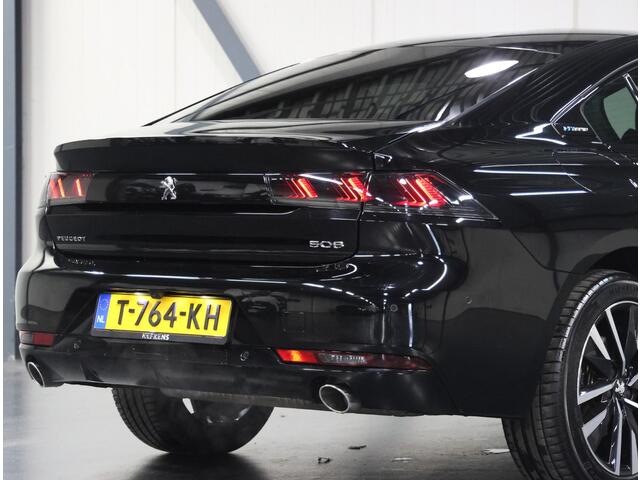 Peugeot 508 1.6 225PK Plug-in HYbrid GT | AUTOMAAT | AppleCarPlay/AndroidAuto | Adaptive Cruise Control | Stoelverwarming | Camera | LEER | Keyless | Isofix | Privacy Glass | Parkeersensoren | Electrische achterklep |