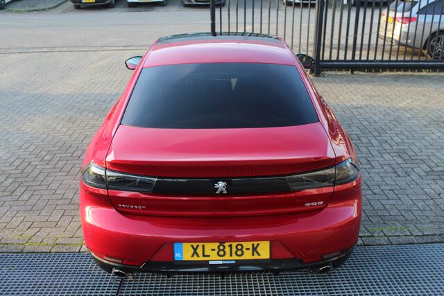 Peugeot 508 1.6 PureTech First Edition GT-Line Panoramadak/Focal Audio/Massage stoel/Apple carplay/Stoelverwarming/Elektrische achterklep/Adaptive cruise control/Achteruitrijcamera/Draadloze telefoonlader/Keyless/Lane assist/Inklapbare spiegels