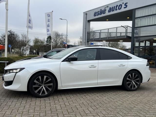 Peugeot 508 1.6 180 pk Automaat GT Line Navigatie Trekhaak Panoramadak Nappa Leer Elek Stoelen Camera Focal Audio Carplay Getint Glas