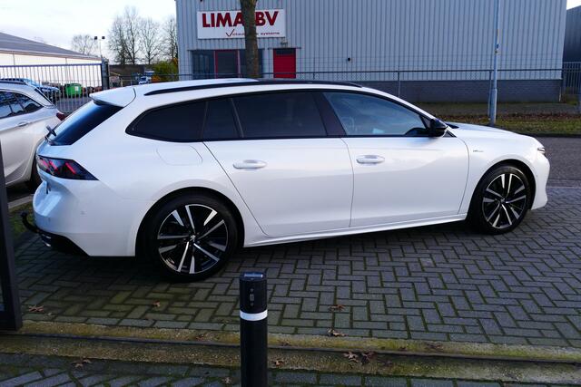 Peugeot 508 SW 1.6 180pk HYbrid GT. Panodak, Half Leer, StoelVerw, Camera, 18"LMV, Haak 1340kg