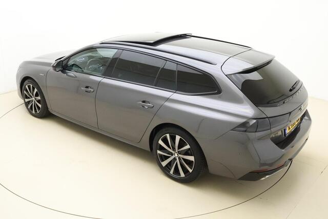 Peugeot 508 SW 1.2 PureTech Blue Lease GT Line Schuif-Kanteldak l LED l 360 Camera l Elektrische Kofferbak l Keyless l Adaptive Cruise Control l Apple Carplay & Android Auto l Lichtmetalen Velgen