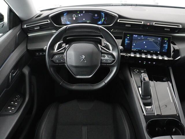 Peugeot 508 1.6 HYbrid 225 Allure | Adaptive cruise | Half leder | Carplay | Camera | Navigatie | Parkeerhulp | Full LED | Sfeerverlichting | Climate control | Bluetooth | PHEV | Plug In