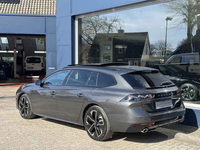 Peugeot 508 SW 1.6 HYbrid 225 PK GT | Facelift Model | Meest Complete Uitvoering | Slechts 8.000 KM | Volledig Lederen Bekleding | Glazen Panorama Schuif-/Kanteldak | Stoelverwarming & Massage | Plug-In Hybride Automaat | Night Vision | 360 Graden Camera | Navigatie 