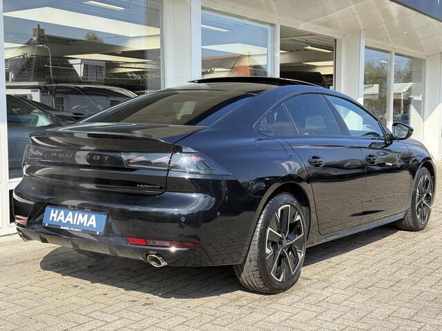 Peugeot 508 1.6 HYbrid 225 GT | Schuif-/kanteldak | Nappa Leer | Elektr. achterklep | 360gr camera's | Memoryfunctie op stoel | Full LED