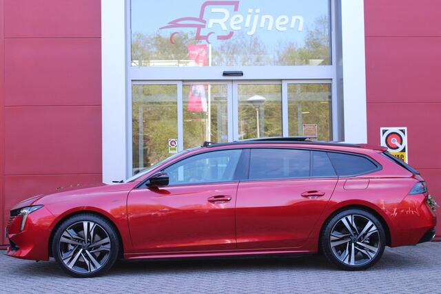 Peugeot 508 SW 1.6 HYbrid 225 GT (Nieuw Model) | NAVIGATIE |PANORAMISCH SCHUIFDAK|KOPLAMPEN MATRIX LED | MISTRAL LEDEREN BEKLEDING | ELEKTRISCH VERSTELBARE VOORSTOELEN MET GEHEUGEN EN MASSAGE|DRAADLOOS APPLE CARPLAY/ANDROID AUTO | NIGHT VISION PACK | ADAPTIEF ONDERST