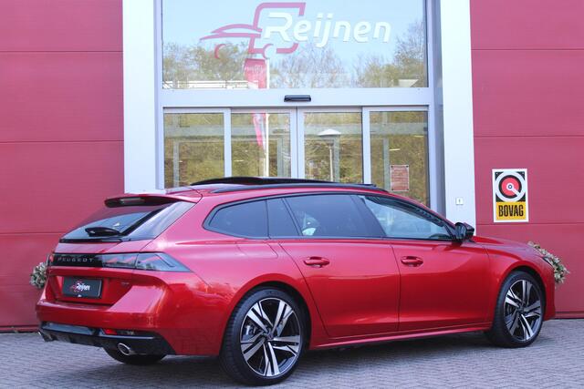 Peugeot 508 SW 1.6 HYbrid 225 GT (Nieuw Model) | NAVIGATIE |PANORAMISCH SCHUIFDAK|KOPLAMPEN MATRIX LED | MISTRAL LEDEREN BEKLEDING | ELEKTRISCH VERSTELBARE VOORSTOELEN MET GEHEUGEN EN MASSAGE|DRAADLOOS APPLE CARPLAY/ANDROID AUTO | NIGHT VISION PACK | ADAPTIEF ONDERST