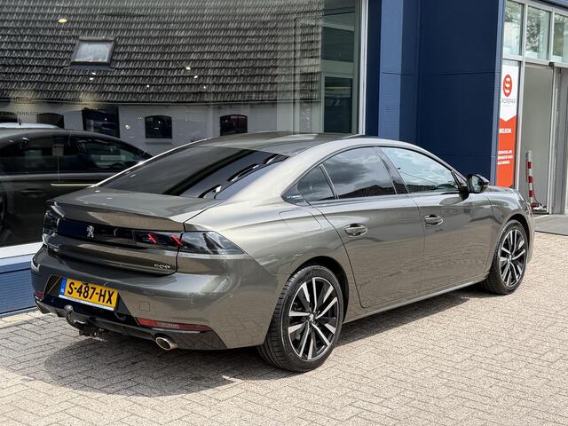 Peugeot 508 1.6 HYbrid GT 225 PK | Plug in Hybride | Lederen Bekleding | Elektrisch Verstelbare Massage Stoelen | Trekhaak 1300KG | Navigatie | Full LED Verlichting | FOCAL Premium HiFi | Electrische Achterklep | Night Vision | Camera | 18 Inch Lichtmetalen Velgen |