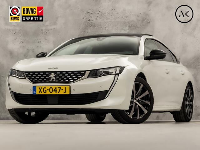 Peugeot 508 1.5 BlueHDI GT Line Automaat (PANORAMADAK, APPLE CARPLAY, GROOT NAVI, 360 CAMERA, FOCAL AUDIO, SPORTSTOELEN, TREKHAAK, ADAPTIVE CRUISE, GETINT GLAS, NIEUWSTAAT)