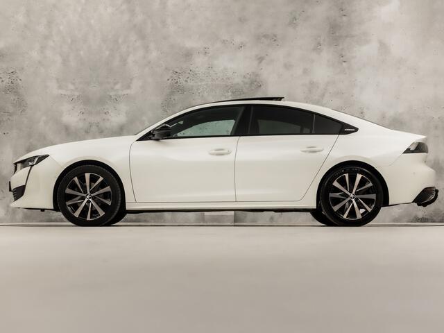 Peugeot 508 1.5 BlueHDI GT Line Automaat (PANORAMADAK, APPLE CARPLAY, GROOT NAVI, 360 CAMERA, FOCAL AUDIO, SPORTSTOELEN, TREKHAAK, ADAPTIVE CRUISE, GETINT GLAS, NIEUWSTAAT)