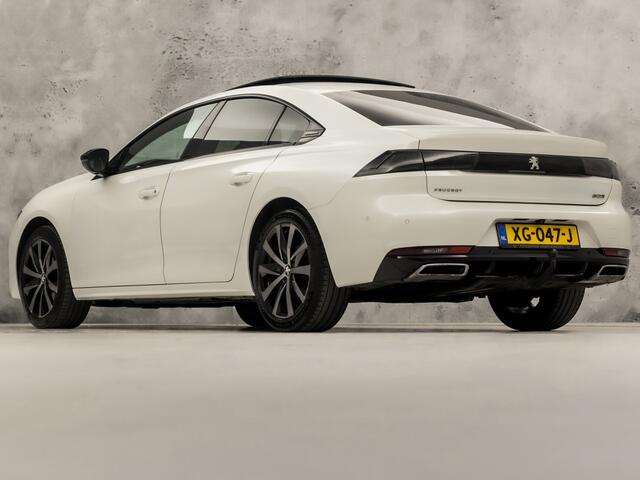Peugeot 508 1.5 BlueHDI GT Line Automaat (PANORAMADAK, APPLE CARPLAY, GROOT NAVI, 360 CAMERA, FOCAL AUDIO, SPORTSTOELEN, TREKHAAK, ADAPTIVE CRUISE, GETINT GLAS, NIEUWSTAAT)
