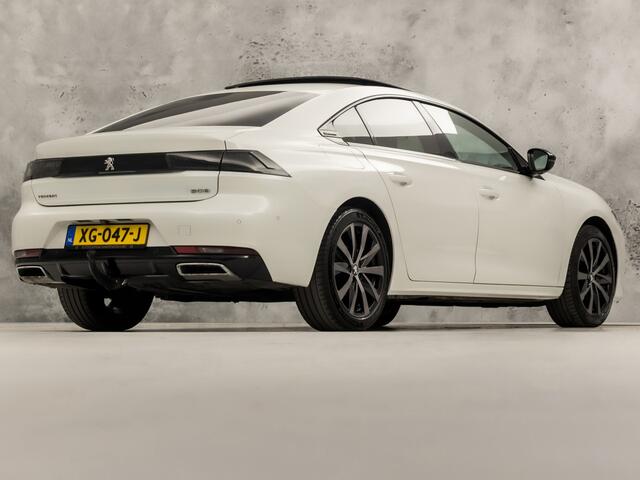 Peugeot 508 1.5 BlueHDI GT Line Automaat (PANORAMADAK, APPLE CARPLAY, GROOT NAVI, 360 CAMERA, FOCAL AUDIO, SPORTSTOELEN, TREKHAAK, ADAPTIVE CRUISE, GETINT GLAS, NIEUWSTAAT)