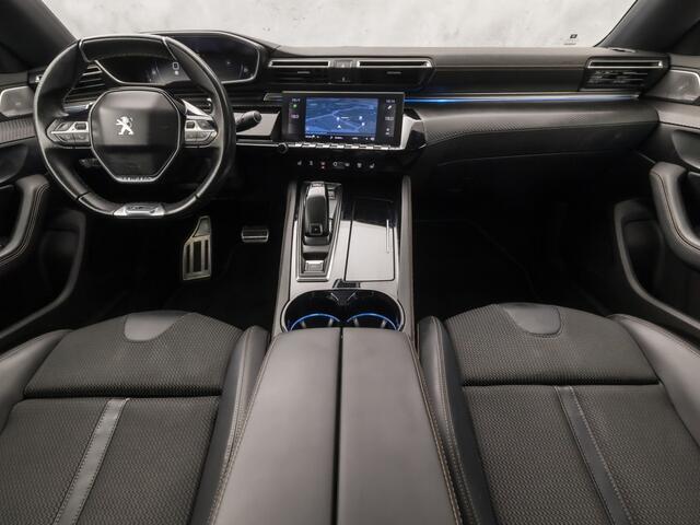 Peugeot 508 1.5 BlueHDI GT Line Automaat (PANORAMADAK, APPLE CARPLAY, GROOT NAVI, 360 CAMERA, FOCAL AUDIO, SPORTSTOELEN, TREKHAAK, ADAPTIVE CRUISE, GETINT GLAS, NIEUWSTAAT)