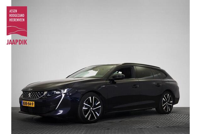 Peugeot 508 SW BWJ 2021 | 1.6T 181PK HYbrid GT AUTOMAAT | LEER | CLIMA | NAVI | STOEL VERW | EL STOELEN | LED | DONKER GLAS | CARPLAY |