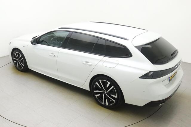 Peugeot 508 SW 1.6 HYbrid GT | Nieuwe tractiebatterij | 225pk | 18" LM Velgen | Camera | Dodehoek Detectie | Full LED | Lane Assist | Navigatie | Afneembare trekhaak