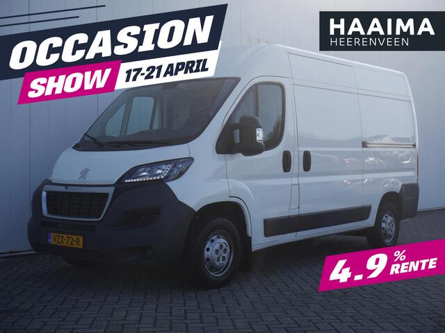 Peugeot BOXER 335 2.0 BlueHDI L2H2 Pro 130 PK | 2-Zits | Cruise Control | Airco | Electrische Ramen Voor | Electrische Vertelbare Buitenspiegels | Laadruimte Pakket