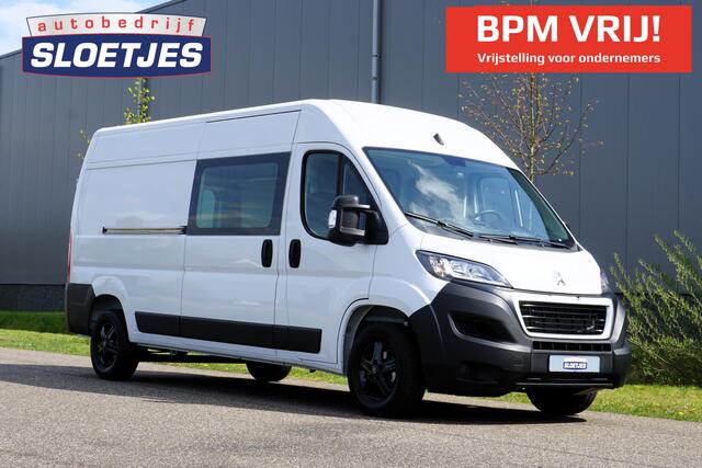 Peugeot BOXER 2.2 BlueHDi 140 L3H2 3.5t in Topstaat |Betimmering |Camera |Cruise |Airco |Carplay |Android Auto |BPM voordeel bij Camperombouw |Met ramen |Parkeersensoren |EURO6 |3500 KG