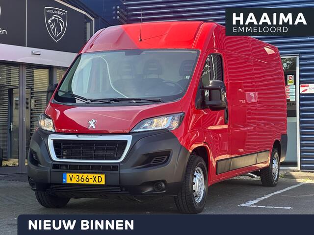Peugeot BOXER 333 2.0 163pk BlueHDI L3H2 Premium | Trekhaak | Inbouw | Parkeercamera/-sensoren | Cruise Control | Airco | Navigatie | Bluetooth | 3zits |