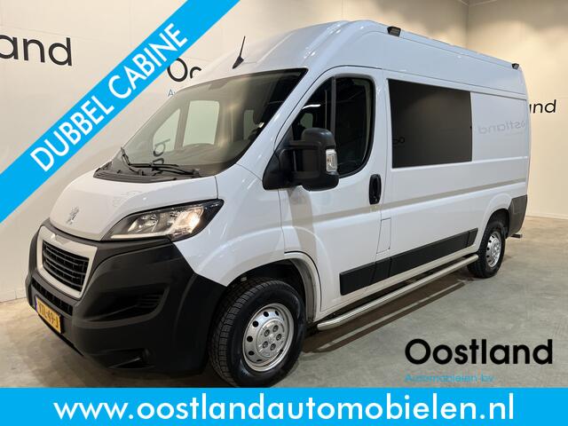 Peugeot BOXER 2.2 BlueHDi L2H2 140 PK DC Dubbel Cabine / Euro 6 / Airco / Cruise Control / Trekhaak / Camera / CarPlay / 12.800 KM !!