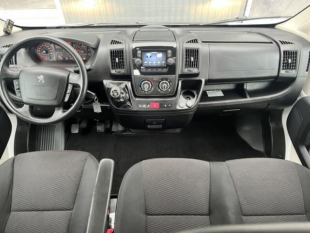 Peugeot BOXER 335 2.0 BlueHDI L2 Euro 6 Fassi laadkraan Airco Trekhaak 2500kg trekgewicht Kastinrichting 3-Persoons P-up Pick-up Open laadbak