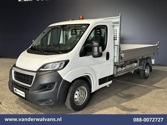 Peugeot BOXER 2.2 BlueHDi 140pk Kipper Open Laadbak Euro6 Bijrijdersbank Bluetooth telefoonvoorbereiding