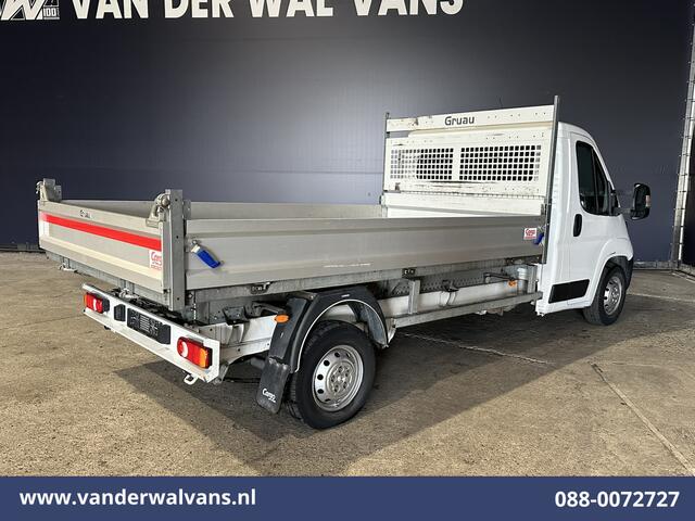 Peugeot BOXER 2.2 BlueHDi 140pk Kipper Open Laadbak Euro6 Bijrijdersbank Bluetooth telefoonvoorbereiding