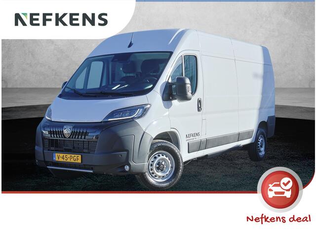 Peugeot BOXER e-Boxer 3.5t L4H3 Zwaar 110 kWh | 1ste eigenaar | AppleCarPlay/AndroidAuto | Navigatie | Cruise Control | Climate Control | Keyless | LED | Camera | 3 zits | Laadvloer | Parkeersensoren |