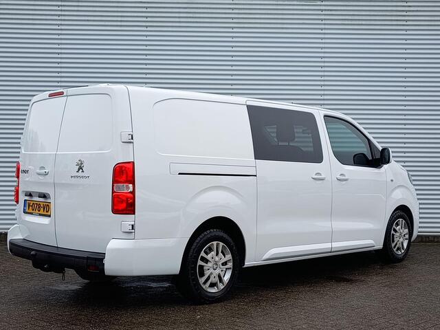 Peugeot EXPERT 231L DC Premium Pack 2.0 BlueHDi 180pk EAT6 AUTOMAAT | DUBBELE CABINE! | NAVI | TREKHAAK | AIRCO | CRUISE CONTROL | APPLE CARPLAY / ANDROID AUTO