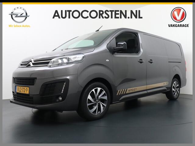 Peugeot EXPERT Citroen Jumpy 2.0HDI 145pk XL 3Pers. NAVI-Connect-7" Apple Android Carplay Mirror Screen Airco PDC-a+v Cruise DAB+ BordHerkenning WiFi-vb. 2500kg trekvermogen 2xSchuifdeur Driver 2.0 BlueHDI Driver-Attenstion-Alert Centr.Vergr+ab. ESP ASR Hill-Assist A-kl