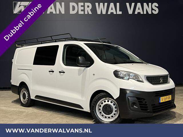 Peugeot EXPERT 2.0 BlueHDI 123pk L3H1 Dubbele Cabine Euro6 Airco | 2x zijdeur | Imperiaal | Trekhaak | 5 Zits Cruisecontrol, Parkeersensoren, 5-zits