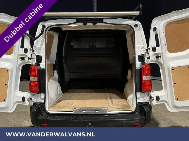 Peugeot EXPERT 2.0 BlueHDI 123pk L3H1 Dubbele Cabine Euro6 Airco | 2x zijdeur | Imperiaal | Trekhaak | 5 Zits Cruisecontrol, Parkeersensoren, 5-zits