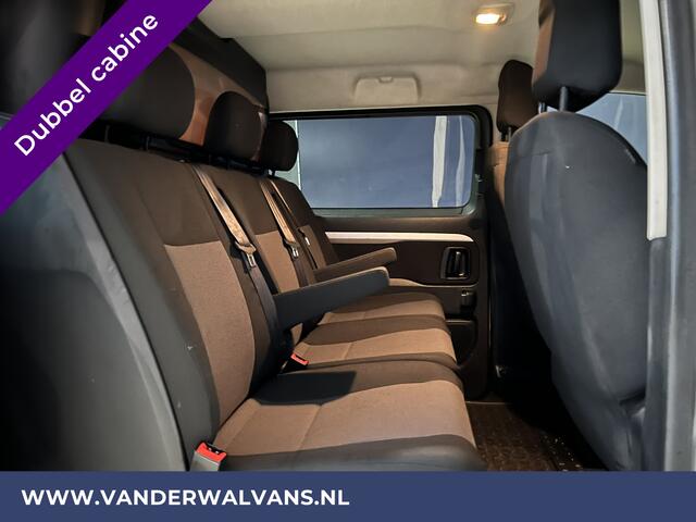 Peugeot EXPERT 2.0 BlueHDI 123pk L3H1 Dubbele Cabine Euro6 Airco | 2x zijdeur | Imperiaal | Trekhaak | 5 Zits Cruisecontrol, Parkeersensoren, 5-zits