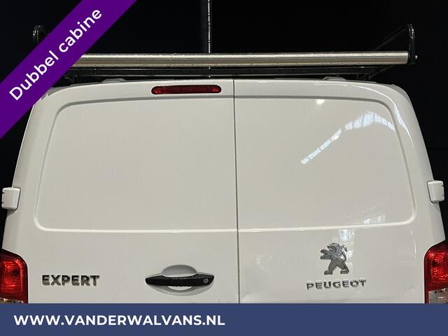 Peugeot EXPERT 2.0 BlueHDI 123pk L3H1 Dubbele Cabine Euro6 Airco | 2x zijdeur | Imperiaal | Trekhaak | 5 Zits Cruisecontrol, Parkeersensoren, 5-zits