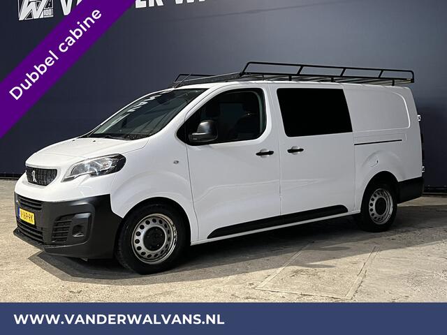 Peugeot EXPERT 2.0 BlueHDI 123pk L3H1 Dubbele Cabine Euro6 Airco | 2x zijdeur | Imperiaal | Trekhaak | 5 Zits Cruisecontrol, Parkeersensoren, 5-zits