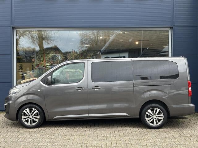 Peugeot EXPERT 231L 2.0 BlueHDI 120 PK Dubbele Cabine | Complete Uitvoering | BPM Vrij | Dubbele Schuifdeuren | Navigatie | Trekhaak | 1e Eigenaar | Apple Carplay | Parkeersensoren | Lichtmetalen Velgen | Climate Control |