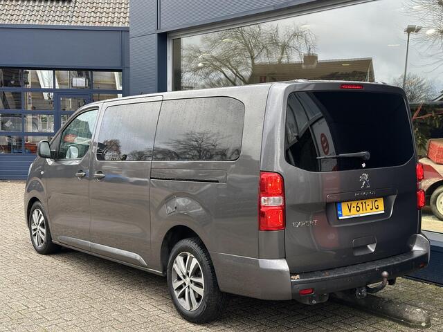 Peugeot EXPERT 231L 2.0 BlueHDI 120 PK Dubbele Cabine | Complete Uitvoering | BPM Vrij | Dubbele Schuifdeuren | Navigatie | Trekhaak | 1e Eigenaar | Apple Carplay | Parkeersensoren | Lichtmetalen Velgen | Climate Control |