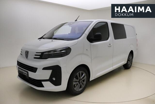 Peugeot EXPERT 2.0 BlueHDi S&S L3 DC 180 PK | Automaat | Dubbele cabine | 15 X UIT VOORRAAD LEVERBAAR | Airco | Stuurverwarming | Start/stop | Betimmering | Apple Carplay | Navigatie | Camera | Licht metalen velgen