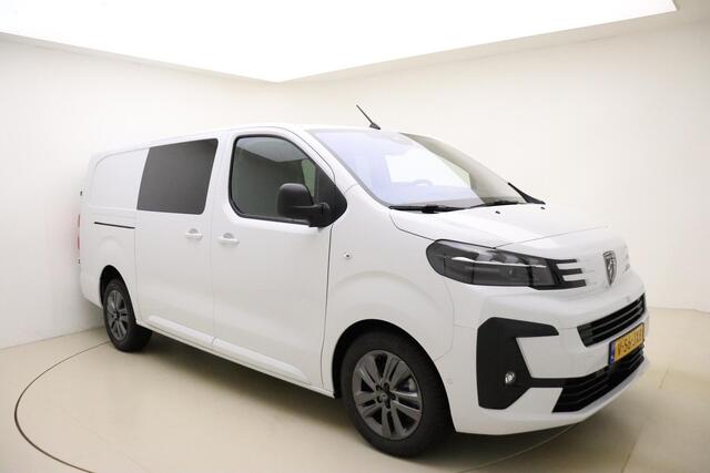 Peugeot EXPERT 2.0 BlueHDi S&S L3 DC 180 PK | Automaat | Dubbele cabine | UIT VOORRAAD LEVERBAAR | Airco | Stuurverwarming | Start/stop | Betimmering | Apple Carplay | Navigatie | Camera | Licht metalen velgen