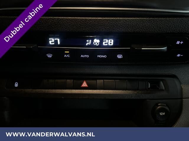 Peugeot EXPERT 2.0 BlueHDI 123pk Automaat L3H1 Dubbele cabine Euro6 Airco | 6-Zits | Navigatie | Camera Apple Carplay, Android Auto, Cruisecontrol, Parkeersensoren