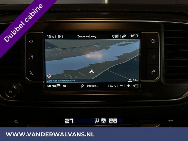 Peugeot EXPERT 2.0 BlueHDI 123pk Automaat L3H1 Dubbele cabine Euro6 Airco | 6-Zits | Navigatie | Camera Apple Carplay, Android Auto, Cruisecontrol, Parkeersensoren