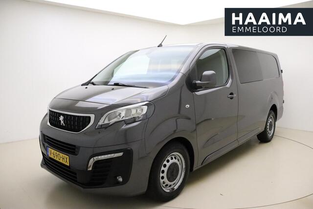 Peugeot EXPERT 231L 2.0 BlueHDI 180 DC Premium Automaat | Navigatie | Trekhaak| 6 Zitplaatsen | Airco | Laadruimtebetimmering | Cruise control | Metaallak