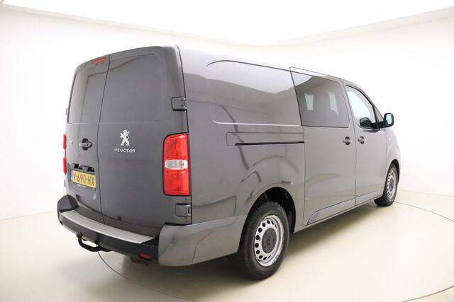 Peugeot EXPERT 231L 2.0 BlueHDI 180 DC Premium Automaat | Navigatie | Trekhaak| 6 Zitplaatsen | Airco | Laadruimtebetimmering | Cruise control | Metaallak