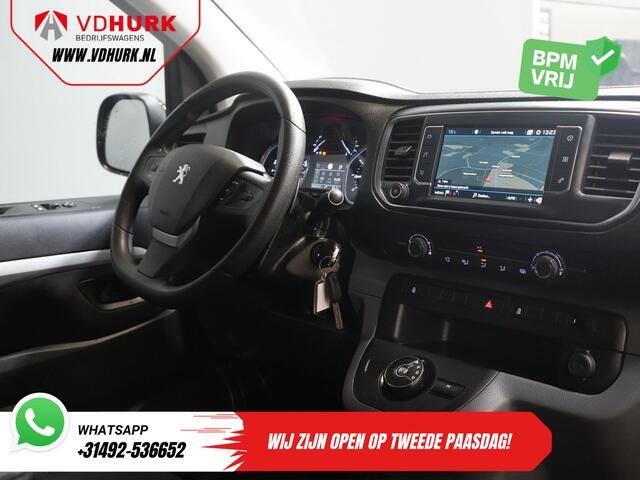 Peugeot EXPERT 2.0 HDI 180 pk Aut. DC Dubbel Cabine (DEMO) BPM VRIJ! NL Auto/ 18" LMV/ Carplay/ Camera/ Navi/ PDC/ Spoiler/ Trekhaak
