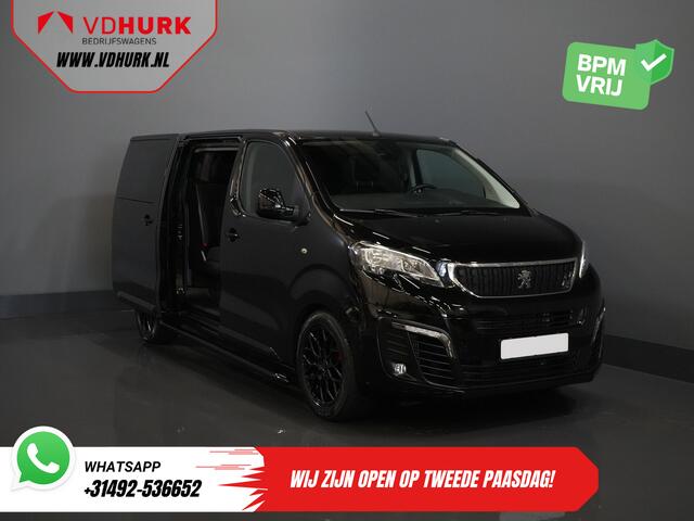 Peugeot EXPERT 2.0 HDI 180 pk Aut. DC Dubbel Cabine (DEMO) BPM VRIJ! NL Auto/ 18" LMV/ Carplay/ Camera/ Navi/ PDC/ Spoiler/ Trekhaak