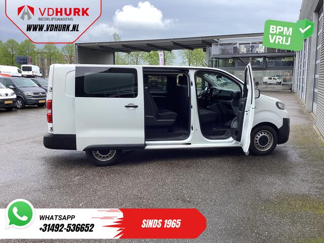 Peugeot EXPERT 2.0 HDI 125 pk L3 Dubbel Cabine BPM VRIJ! DC NL Auto/ 6 Pers./ Cruise/ PDC