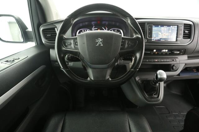 Peugeot EXPERT 231L 2.0 BlueHDI L3H1 | 150PK | Dubbele Cabine | 5 Persoons | LED Airco Cruise Camera Carplay Trekhaak Navi PDC Leder 2x Schuifdeur 17"LMV