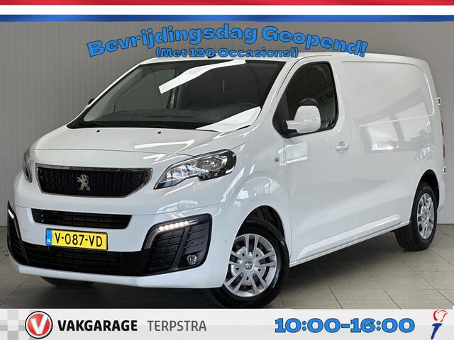 Peugeot EXPERT 231S 2.0 BlueHDI 120 Premium Pack/ Trekhaak/ Zij-Schuifdeur rechts/ 3-Zitplaatsen voor!/ Camera/ Half-Leder/ Bumpers in kleur/ Apple + Android/ Navi/ Airco/ Cruise/ Bluetooth/ Armsteun/ Multi. Stuur/ Mistl./ PDC/ LED Dagrijver