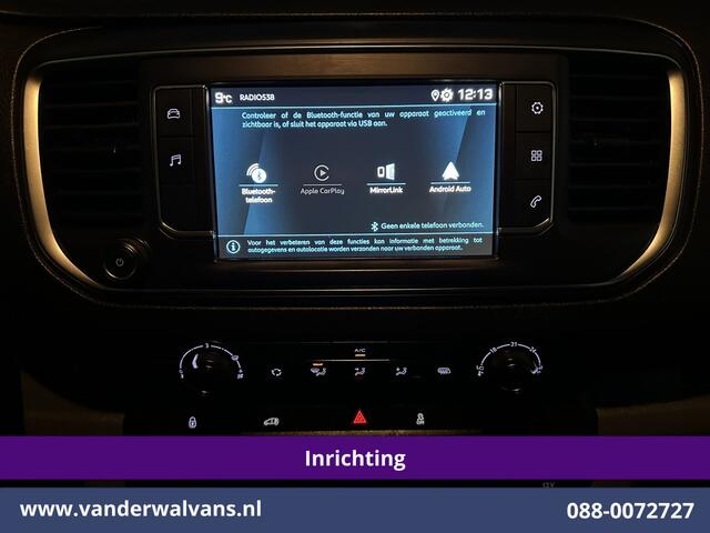Peugeot EXPERT 2.0 BlueHDI 123pk L1H1 Inrichting Euro6 Airco | Omvormer | Camera | Apple Carplay | 2500kg Trekhaak Android Auto, Cruisecontrol, Parkeersensoren