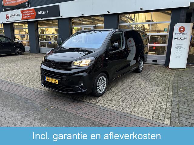 Peugeot EXPERT 2.0 BlueHDi 145pk L3 DC All-in Prijs Bouwjaar 2025, prijs inclusief BPM exclusief BTW/2x Schuifdeur/Leer/Massagestoelen verwarmd voor/Stuurverwarming Eurorepar