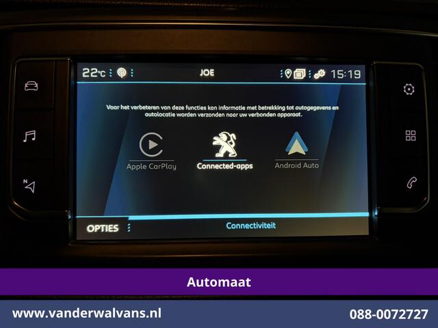 Peugeot EXPERT 2.0 Blue HDI 122pk Automaat L2H1 | Airco | Cruisecontrol | Camera | PDC V+A | LMV Stoelverwarming, Apple Carplay & Android Auto, Sidebars, 3-Zits